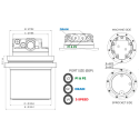 Moteur de translation pour pelle (9 + 9 trous) TOOMAT 27-BOBCAT-X328E MTR-TOOMAT27-BOBCAT-X328E