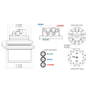Moteur de translation 12+12trous (5.5 à 8ton) TOOMAT 4-HANIX-H75B MTR-TOOMAT4-HANIX-H75B