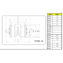 Galet inférieur CATERPILLAR D6 K RST (double bride) B01060K