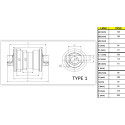 Galet inférieur LIEBEHRR COMPACT R926 A140500