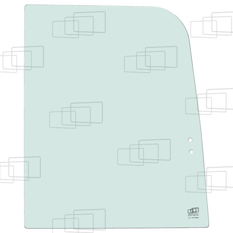VITRE MAIN DROITE AVANT COULISSANTE HITACHI ZAXIS ZX33U-6 ZX38U-6 ZX48U-6 ZX55U-6 (A PARTIR DE 2019) 156689C