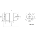Galet inférieur IHI IMER 25VX A010129