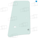 VITRE COTE DERRIERE PORTE OUVRANT GAUCHE/DROITE CASE 570SV 580SV 590SV 695SV (A PARTIR DE 2021) 273342C