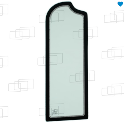 VITRE PORTE PARTIE HAUTE AVANT YANMAR VIO33U VIO38U VIO45 VIO50U VIO57U (GENERATION 4) (A PARTIR 2010) 070606G