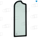 VITRE PORTE PARTIE HAUTE AVANT YANMAR VIO33U VIO38U VIO45 VIO50U VIO57U (GENERATION 4) (A PARTIR 2010) 070606G