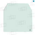 VITRE TOIT JCB 525-58 525-67 527-58 527-67 530-110 530-112 530-120 143857J