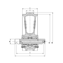 Roue folle CASE CX26B2 / CX27B UX028Z0F-CASE