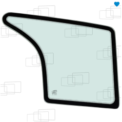 VITRE MAIN DROITE - 1/4 BASSE KUBOTA KX014-4 / KX015-4 / KX016-4 / KX018-4 / KX019-4 (A PARTIR DE 2011) 068020C