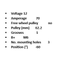 Alternateur JCB 802.7 595.022.070.100