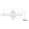 Roue folle YANMAR VIO10 P007209