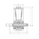 Roue folle BOBCAT T86 UX044Z6F