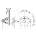 Roue folle YANMAR SV15 / SV17 / SV17E / SV18 / VIO15 / VIO15,2 UX028Z6E-YANMAR