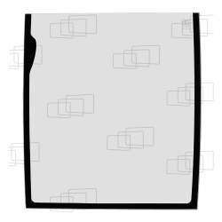 VITRE AVANT HAUTE KOMATSU WH609 WH613 WH714 WH716 (A PARTIR DE 2004) 061071J