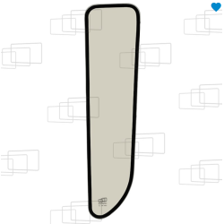 VITRE COTE DERRIERE PORTE GAUCHE CATERPILLAR 312L 317L 320L 325L 330L 350L 375L (DE 1991 A 1997) 147997C