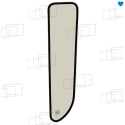 VITRE COTE DERRIERE PORTE GAUCHE CATERPILLAR 312L 317L 320L 325L 330L 350L 375L (DE 1991 A 1997) 147997C