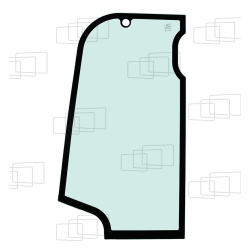 VITRE PORTE PARTIE HAUTE GAUCHE KOMATSU PC24MR-5 PC26MR-5 PC30MR-5 PC35MR-5 PC45MR-5 PC55MR-5 PC58MR-5 PC80MR-5 (A PARTIR DE ...