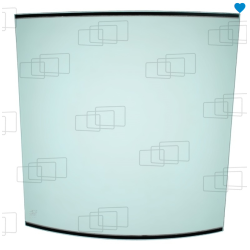 VITRE AVANT (CABINE BASSE) JCB 411 411S 412S 414S 416 416S (A PARTIR DE 2015) 071353J