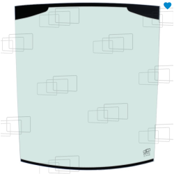 VITRE AVANT (CABINE HAUTE) JCB 411 411S 412S 414S 416 416S (A PARTIR DE 2015) 143815F