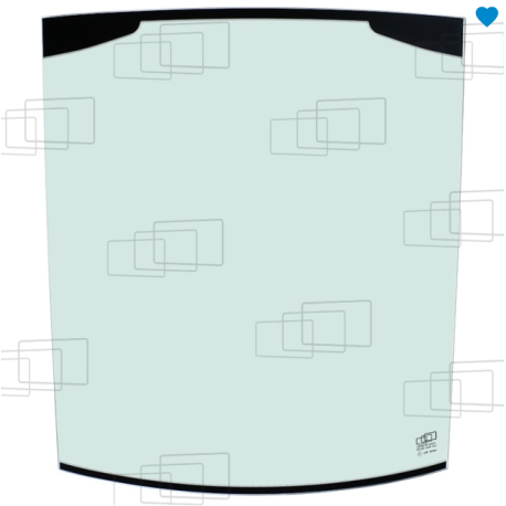 VITRE AVANT (CABINE HAUTE) JCB 411 411S 412S 414S 416 416S (A PARTIR DE 2015) 143815F