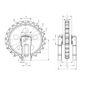 Roue folle SCHAEFF HR12 P009013