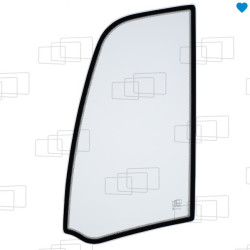 VITRE PORTE PARTIE HAUTE JCB 802 SUPER 802.7 803 PLUS 803 SUPER 804 SUPER 8052 8060 055077G
