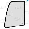 VITRE PORTE PARTIE HAUTE DAEWOO SOLAR 55V SOLAR 75V (DE 1998 A 2008) 142543F