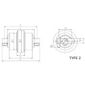 Galet inférieur NEUSON 5000RD / 5001RD / 5001RDV UF050Z0C-NEUSON