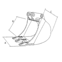 Godet Terrassement 2.8-3.5T