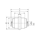 Galet inférieur KUBOTA K013 / KX36-2 / KX41-2 / KX41S / KX41-S2 / U20 UF023Z0C-KUBOTA