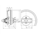 Roue folle Sunward SWE55 UX038K0E