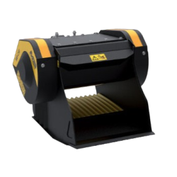 Godet concasseur pour pelle hydraulique et tractopelle de 6.5T à 10 T