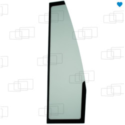 VITRE AVANT 1/4 GAUCHE/DROITE JCB 411HT 416HT 417HT 419HT 427HT/ZX 435S 437HT/ZX 457HT/ZX (A PARTIR DE 2014) 146073D