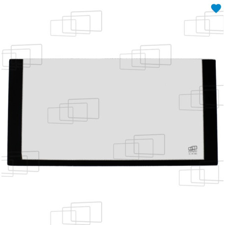VITRE AVANT BASSE HITACHI ZAXIS ZX16 ZX18 ZX25 ZX30 ZX35 ZX40 ZX50 (DE 2003 A 2010) / ZAXIS ZX27-3 (DE 2010 A 2015) 056747B