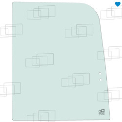 VITRE MAIN DROITE AVANT COULISSANTE HITACHI ZAXIS ZX26U-5A (DE 2013 A 2016) 156689C