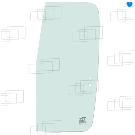 VITRE PORTE PARTIE HAUTE ARRIERE COULISSANTE GAUCHE CASE 9007 9013 9021 9033 9046 DE 1999 A 2003  057245D