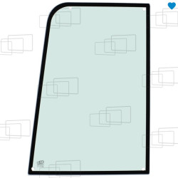 VITRE PORTE PARTIE HAUTE YANMAR B15 B17 B18 B19 B22 B27 B37 B25V B30V B37V B50V 070744E