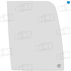 VITRE MAIN DROITE COULISSANTE NAGANO MH25C NS25-3 NS35-3 NS45-3 NS55-3 NS75-3 062783I