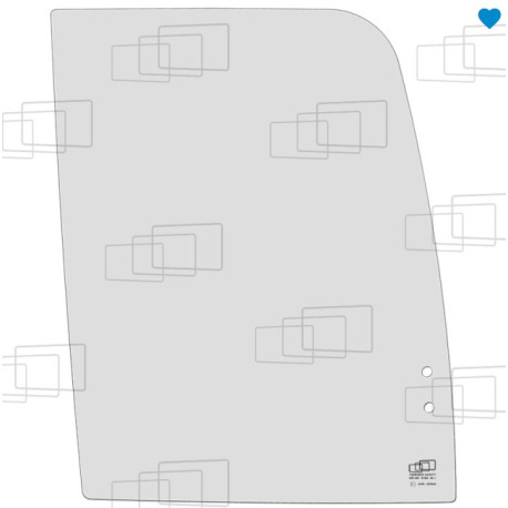 VITRE MAIN DROITE COULISSANTE HANIX H22B H36B H50B H50C H75B / H36C H56C H75C (A PARTIR DE 2005) 062783I