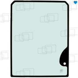 VITRE AVANT HAUTE HITACHI ZAXIS ZX85USB-5 ZX85USB-5A (A PARTIR DE 2012) 065333B