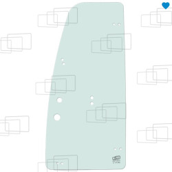 VITRE PORTE ENTIERE JOHN DEERE 85D 85G / HITACHI ZX85USB-3 ZX85USBLC-3 ZX85USB-5 ZX85USB-5A ZX85USB-6 061909D