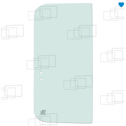 VITRE DROITE ARRIERE COULISSANTE TAKEUCHI TB53FR TB80FR (DE 1999 A 2006) / TB014 TB016 (DE 1998 A 2014) 057552H