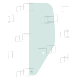 VITRE COTE DERRIERE PORTE GAUCHE CASE 128 130 135 150 / C23 C28 C31 C35 C50 (DE 1994 A 2000) 061474H