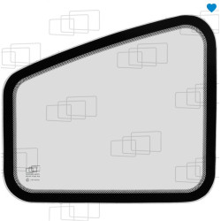 VITRE PORTE PARTIE BASSE PEL JOB EB350 XT EB450 XT / VOLVO EC35 EC45 (283) 062248F
