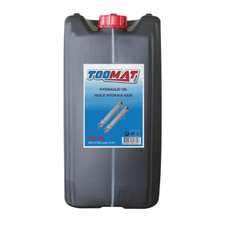 Huile hydraulique TOOMAT VG46 Bidon 20L pour machines TP VG46-20L -311101