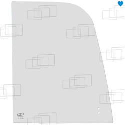 VITRE MAIN DROITE AVANT COULISSANTE TYPE 3 WACKER NEUSON 28Z-3 38Z-3 /EZ28 EZ28-3 EZ38 EZ38-3 (A PARTIR DE 2013) 265461B
