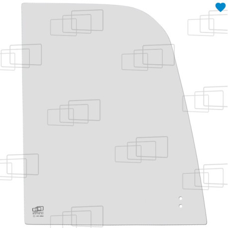 VITRE MAIN DROITE AVANT COULISSANTE TYPE 3 WACKER NEUSON 28Z-3 38Z-3 /EZ28 EZ28-3 EZ38 EZ38-3 (A PARTIR DE 2013) 265461B