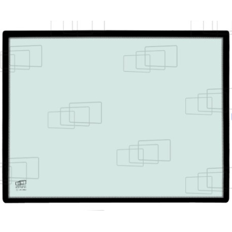 VITRE PORTE PARTIE BASSE GAUCHE CASE 15 (1997-2001) 153530E