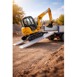 Paire de rampes alu longueur 870 mm (chargement jusqu'à 4,1t)