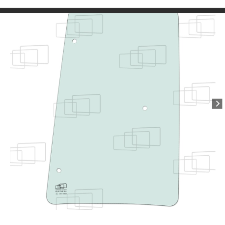 VITRE LATERAL GAUCHE/DROITE KUBOTA M108 M108S M105S 062455C