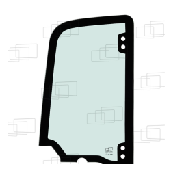 VITRE PORTE PARTIE HAUTE GAUCHE TYPE CATERPILLAR 301.6CR 301.8CR 302CR (A PARTIR 2019) 162312F